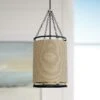 Windward Passage 14 1/2" Soft Brass And Coal 4-Light Pendant Light -Golden Lighting Shop windward passage 14 and one half inch soft brass and coal 4 light pendant light 789h1cropped
