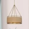 Windward Passage 26 1/2" Wide Brass And Natural Rope 6-Light Pendant -Golden Lighting Shop windward passage 26 and one half inch wide brass and natural rope 6 light pendant 95p04cropped