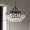 Wohlfurst 20" Wide Black Clear Crystal Pendant Light 2 Wohlfurst 20" Wide Black Clear Crystal Pendant Light -Golden Lighting Shop wohlfurst 20 inch wide black clear crystal pendant light 367m2cropped