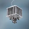 Zeev Easton 8"W Chrome And Smoke Crystal Mini Pendant Light -Golden Lighting Shop zeev easton 8 inchw chrome and smoke crystal mini pendant light 78x77cropped