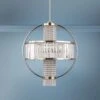 Zeev Metropolis 22"W Polished Nickel Crystal Pendant Light 2 Zeev Metropolis 22"W Polished Nickel Crystal Pendant Light -Golden Lighting Shop zeev metropolis 22 inchw polished nickel crystal pendant light 78x87cropped