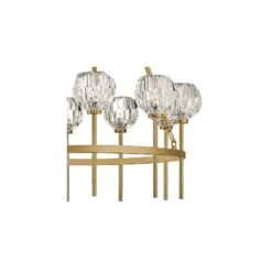 Zeev Parisian 26" Wide Aged Brass 9-Light Round Chandelier -Golden Lighting Shop zeev parisian 26 inch wide aged brass 9 light round chandelier 78y22views1